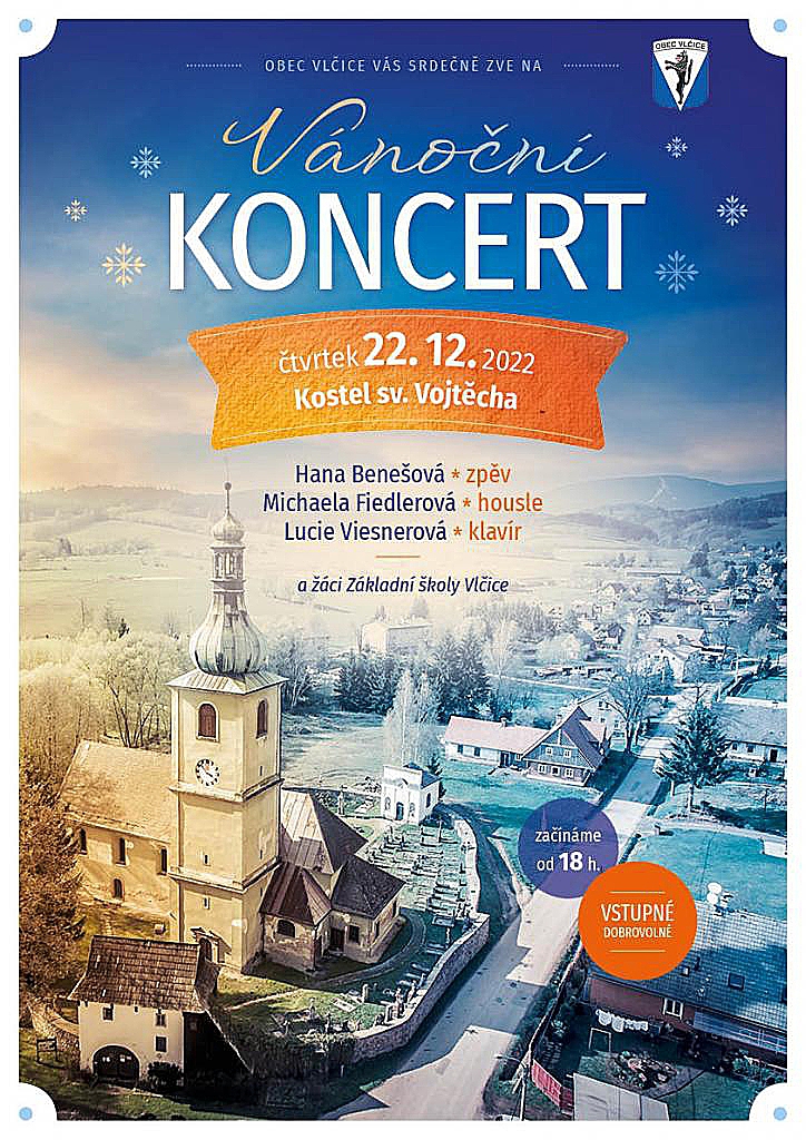 Vánoční koncert ve Vlčicích