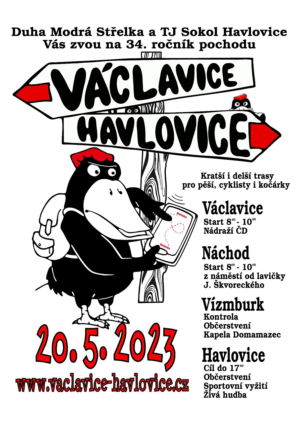 Pochod Václavice - Havlovice 2023