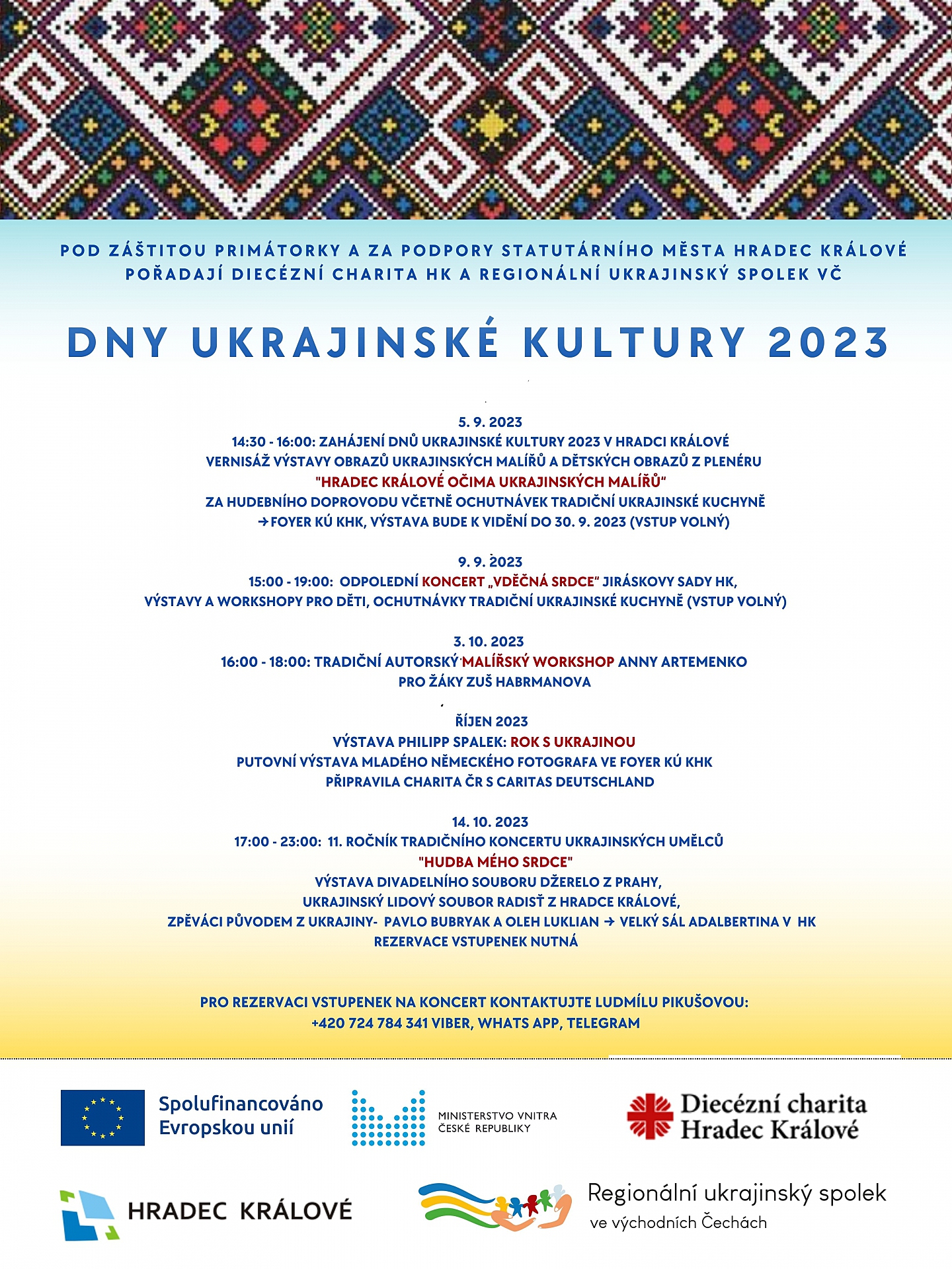 Dny ukrajinské kultury 2023