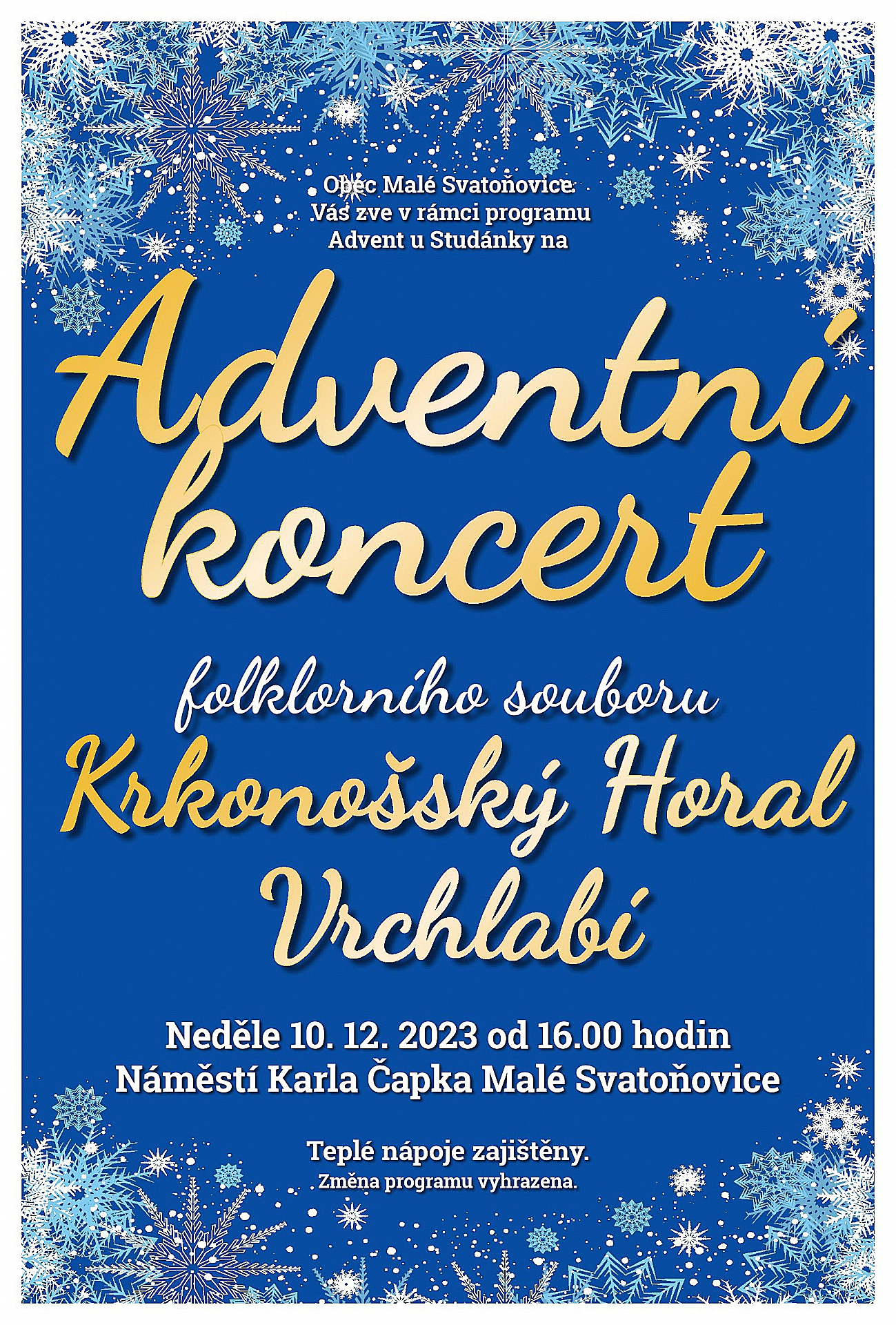 Adventní koncert v Malých Svatoňovicích