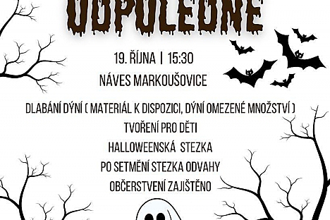 Halloweenské odpoledne v Markoušovicích