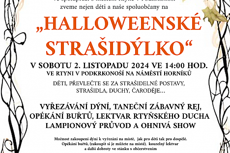 HALLOWEENSKÉ STRAŠIDÝLKO ve Rtyni