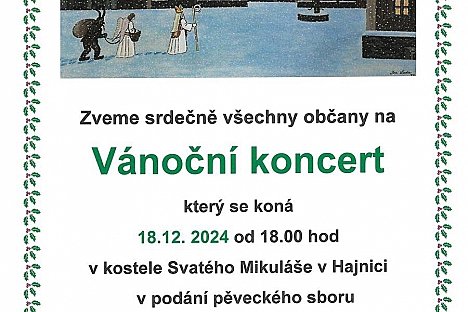 Vánoční koncert v Hajnici