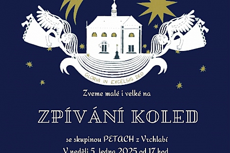 Lednové zpívání koled v Malých Svatoňovicích