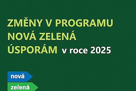 Nová zelená úsporám pro rok 2025