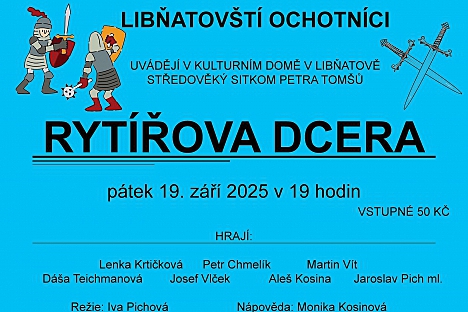 Libňatovští ochotníci předvedou pohádkovou komedii
