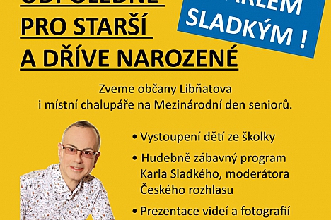 Odpoledne pro starší a dříve narozené s moderátorem Karlem Sladkým