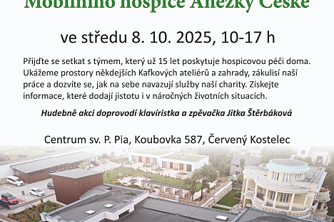 Den otevřených dveří Mobilního hospice Anežky České