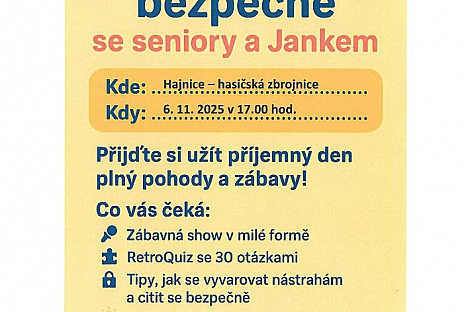 Odpoledne pro seniory v Hajnici