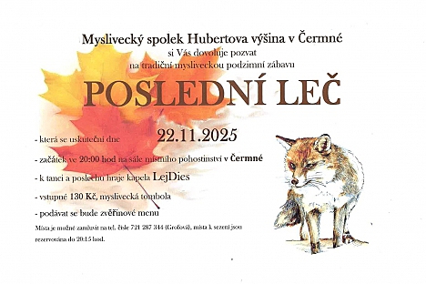 Poslední leč v Čermné