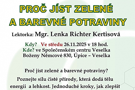 Pozvánka do úpického Klubu zdraví