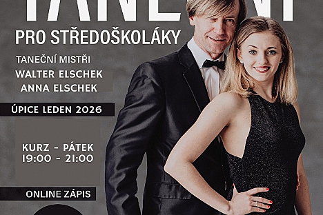 Taneční kurz pro mládež v Úpici
