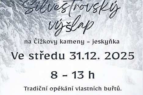 Silvestrovský výšlap na Čížkovy kameny