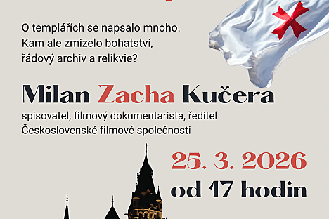 Beseda o templářích a ztraceném pokladu v Úpici