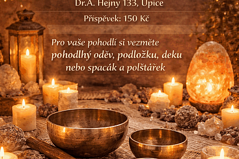 Večer plný klidu, hudby a hluboké relaxace