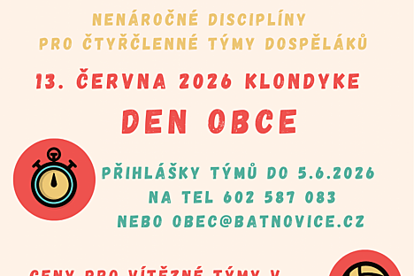 Sousedský víceboj v rámci Dne obce Batňovice