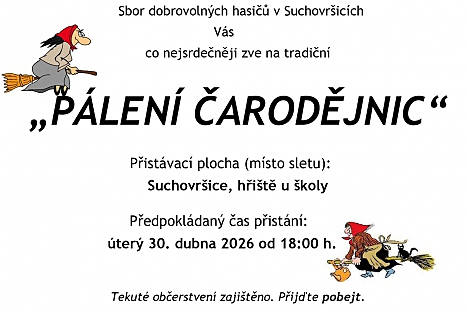 Pálení čarodějnic v Suchovršicích