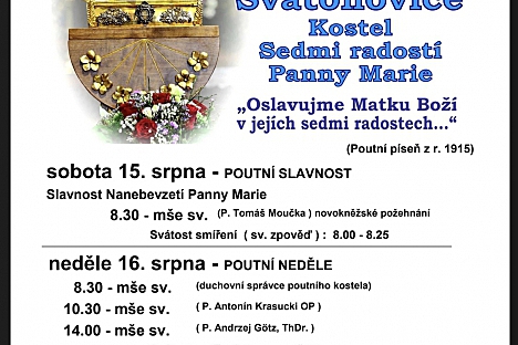 Mariánská pouť 2026 v Malých Svatoňovicích