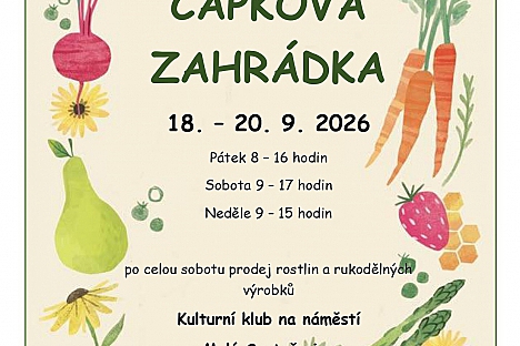 Čapkova zahrádka v Malých Svatoňovicích