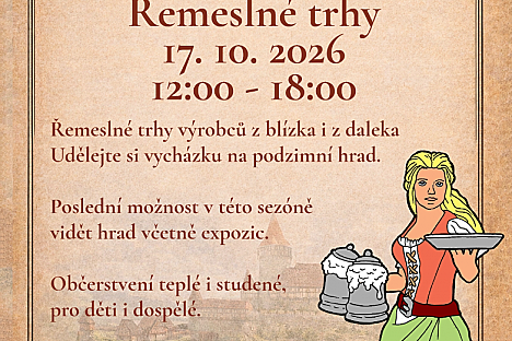Řemeslné trhy lákají na Vízmburk