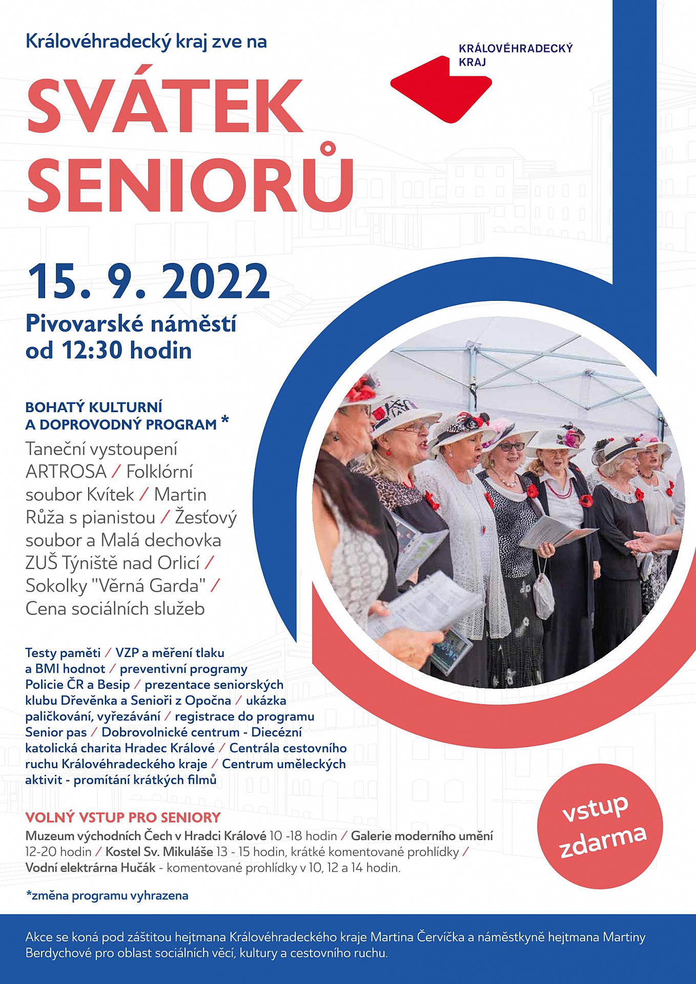 Pozvánka na Svátek seniorů 2022