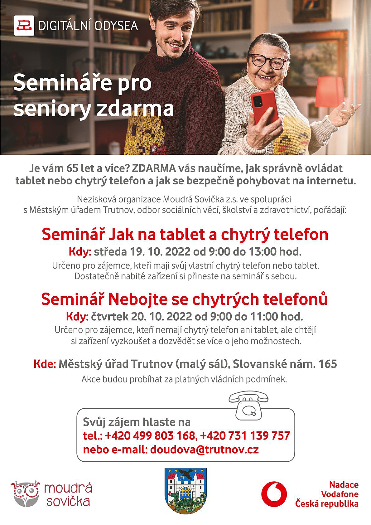 Preventivní semináře pro seniory v Trutnově